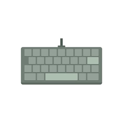 Icono De Teclado De Computadora Ilustraci N Plana Del Icono De Vector