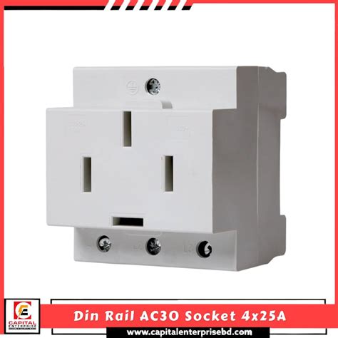 Ac Pin Plug Din Rail A V Modular Sockets Modular Switches