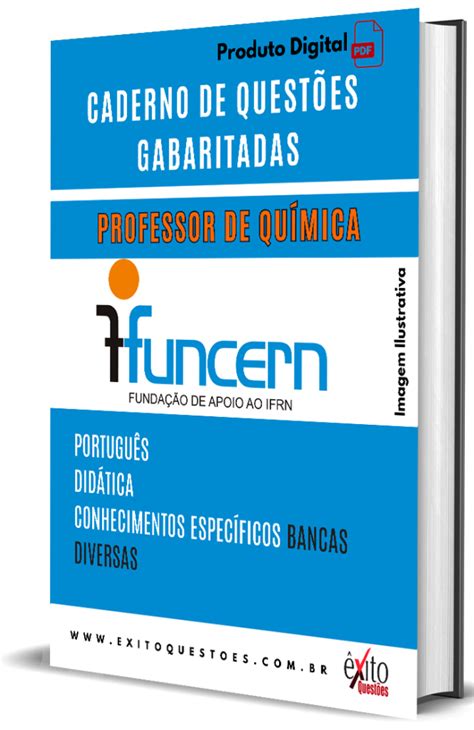 CADERNO DE QUESTÕES GABARITADAS PROFESSOR DE QUÍMICA FUNCERN 2023