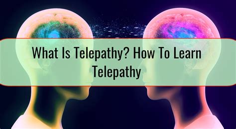 What Is Telepathy? How To Learn Telepathy • Dzhingarov