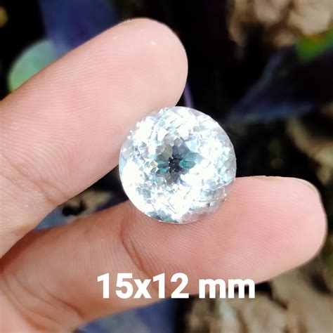 Jual BATU KECUBUNG KRISTAL KALIMANTAN PUTIH NATURAL ASLI ALAM BERKILAU