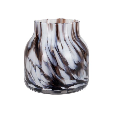 Tortoise Shell Glass Vase Small Stevensons Luxury Home Interior And Accessories