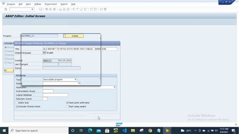 Alv Report To Fetch Data From Two Sap Standard Database Tables Using