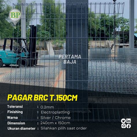 Jual Pagar Brc Tinggi Cm T X T Mm Kota Bekasi Baja