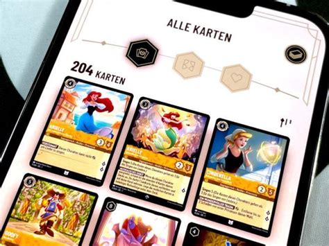 Disney Lorcana Alle Artworks Des Neuen Tcg In Offizieller App