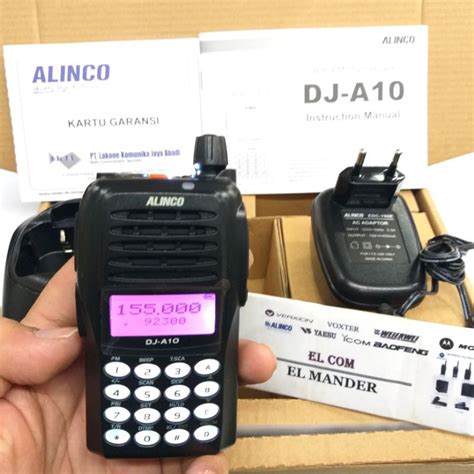 Jual JUAL HT ALINCO DJ A10 VHF ORIGINAL RESMI HT ALINCO DJA10 DJ A10