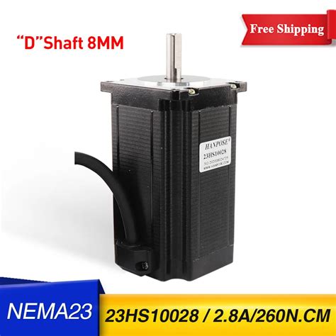 Free Shipping 1 Pcs 23hs10028 4 Lead Nema 23 Stepper Motor 57 Motor 2