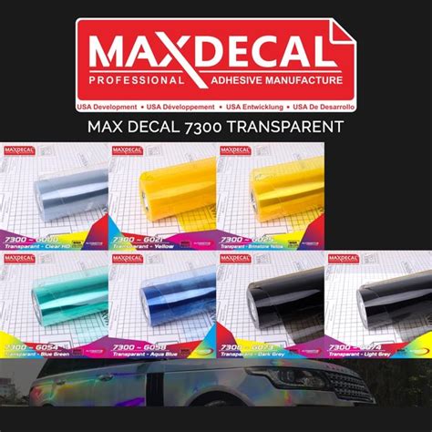 Jual MAX DECAL STIKER DCAL STRIPING SKOTLET MOTOR TRANSPARAN GLOSS