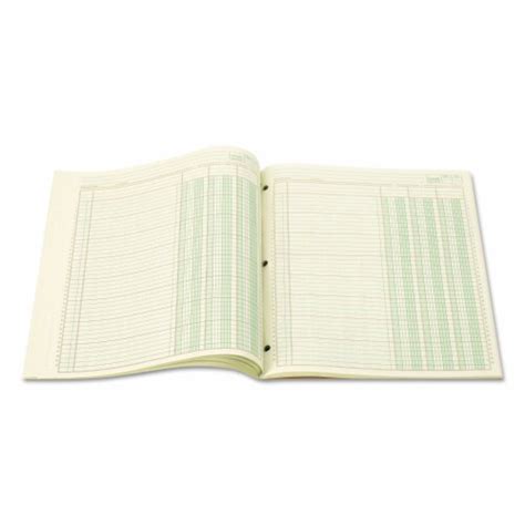 Wilson Jones Accounting Pad Three Eight Unit Columns X