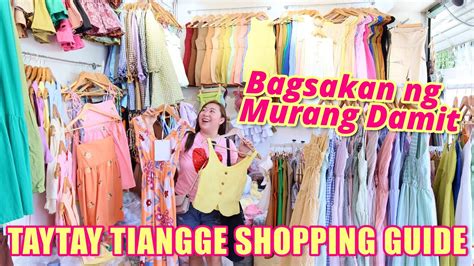 Bagsakan Ng Pinakamurang Damit Sa Taytay Tiangge Shopping Guide