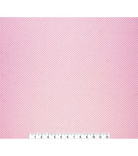 Super Snuggle Flannel Fabric Pink Lattice Plaid Joann