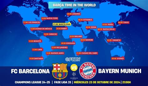 FC Barcelona vs Bayern en directo y online Cuándo y dónde ver el