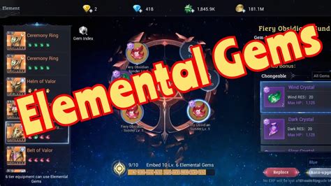 MU Origin 3 Elemental Gems Guide which I should use - YouTube