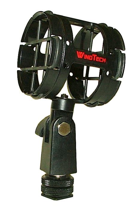 WindTech SM CM Suspension Shock Mount For Condenser And Shotgun Microphones With Hot Shoe