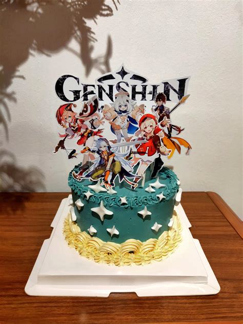 Genshin Impact Birthday Cake Design Design Talk