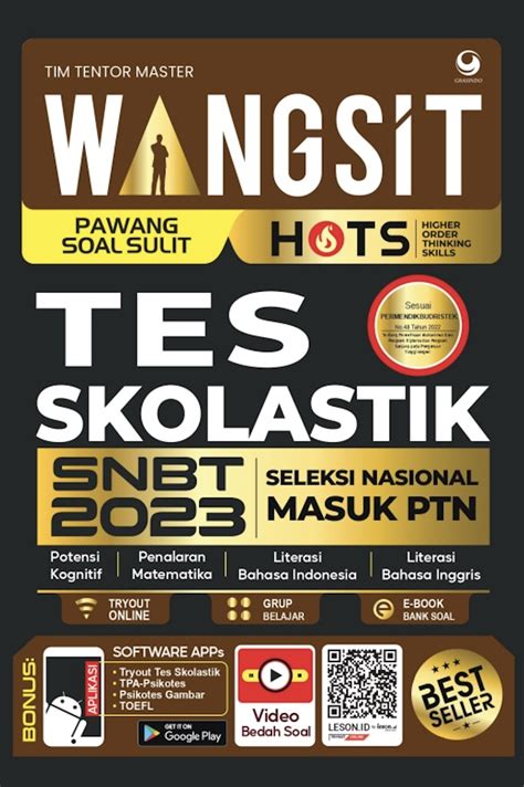 WANGSIT Pawang Sulit HOTS Tes Skolastik Seleksi Nasional Masuk PTN