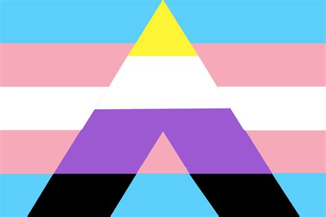 Nonbinary Ally Flag R Queervexillology