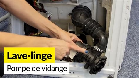 Comment vérifier et remplacer la pompe de vidange dun Lave linge YouTube