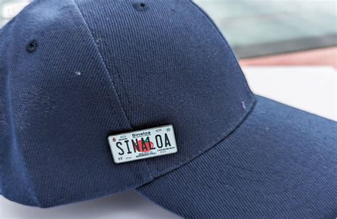 Sinaloa Car Plate Pin For Caps And Clothing Enamel Badge Pin SIN