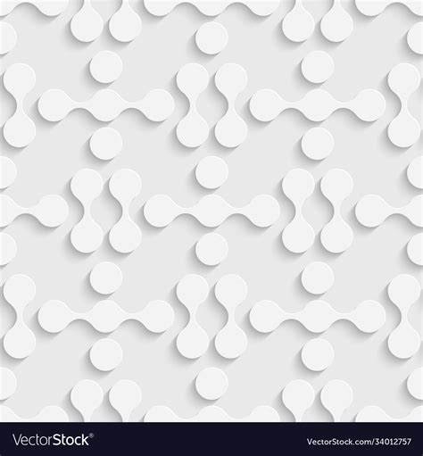 Seamless curved shape pattern Royalty Free Vector Image