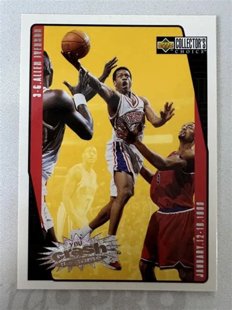 1997 98 UPPER DECK Allen Iverson Collector S Choice You Crash The Game