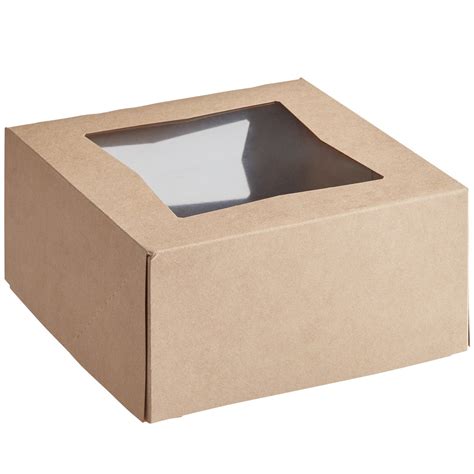 Brown Cake Box With Window Kg X X In Eco Bags India