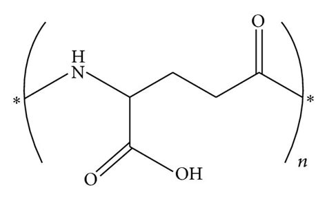 Chemical Structure Of Poly γ Glutamic Acid Download Scientific Diagram