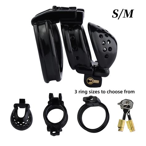 New-Honeycomb-Resin-Chastity-Locks-Lightweight-Male-Cb-Penis-Locks-Head ...
