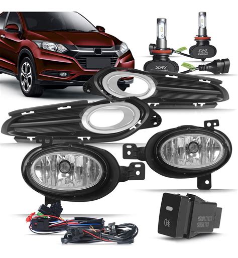 Kit Farol Milha Hr V 2015 2016 2017 2018 Ultra Led H11 6k Mercado Livre