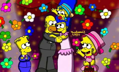 Homer And Marges Wedding Anniversary By Mariosimpson1 On Deviantart