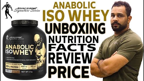 Buy Kevin Levrone Anabolic Isolate Whey Protein Supplement