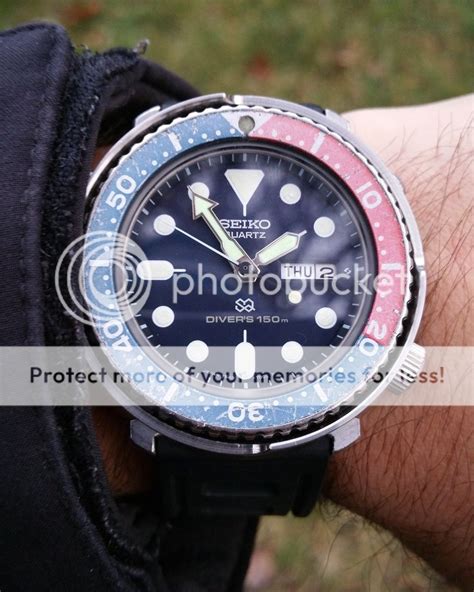 Us Seiko 7548 Pepsi Tst Tuna Mod Watchuseek Watch Forums