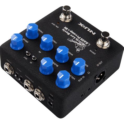 Nux Bass Preamp Préampli Basse Saint Max Music