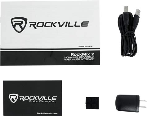 Rockville RockMix Mezclador de grabación para micrófonoinstrumento