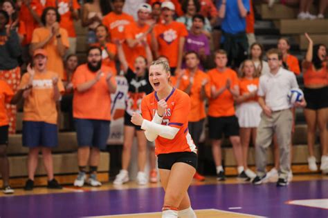 Clemson Tigers Clemson University Athletics Volleyball