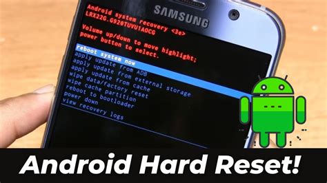 How To Hard Reset Your Android Phone Samsung Full Guide Youtube