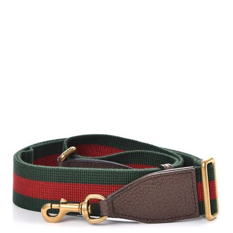 Gucci Purse Green Red Strap