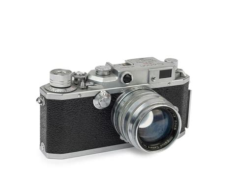 Canon Iif Rangefinder Camera With Serenar Lens And Erc Straps