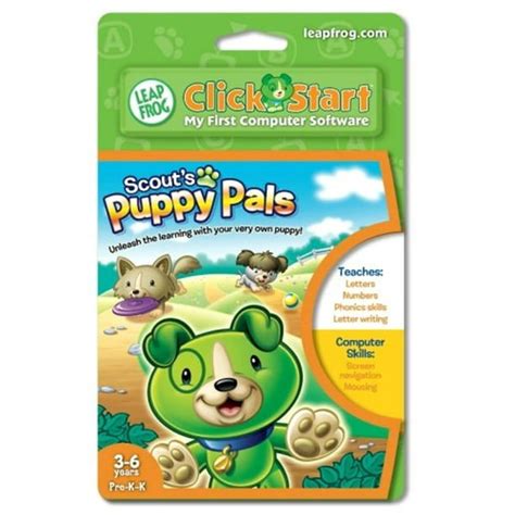 Leapfrog Clickstart Educational Software Scout S Puppy Pals Walmart