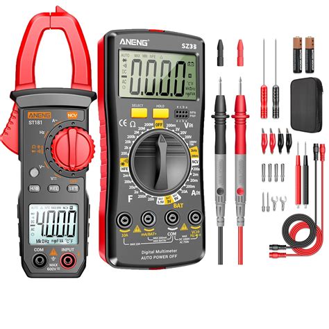 ANENG Clamp Meter With Digital Multimeter Tester NCV Ohm Volt Meter