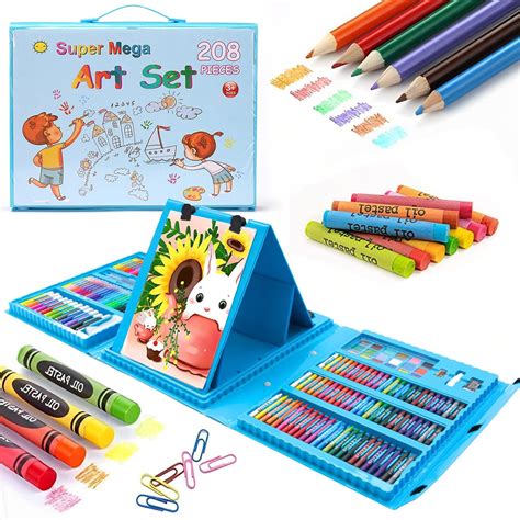 L Pices De Colores Kit De Arte Y Dibujo Para Ni Os Suministros De Arte