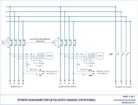 Automatic Transfer Switch Schematic