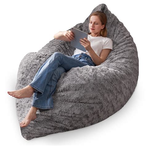 Habutway 3 In 1 Bean Bag Chair Giant Bean Bag Chair Memory Foam Filling Bean Bag Sofa Machine