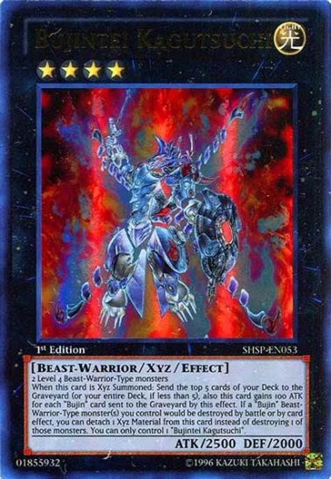Yugioh Zexal Shadow Specters Single Card Ultra Rare Bujintei Kagutsuchi