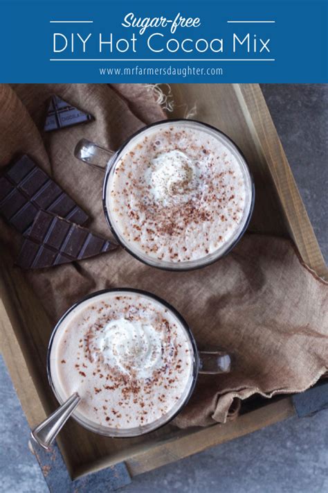 DIY Sugar Free Hot Cocoa Mix Mr Farmer S Daughter