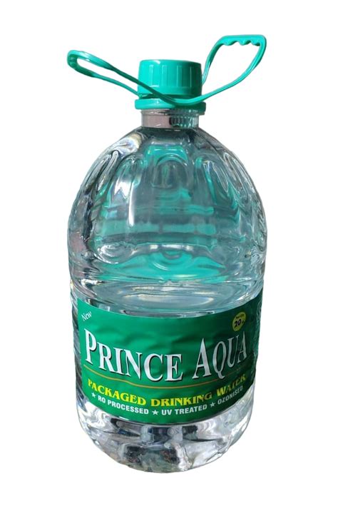 Plastic 5 Liter 5L Prince Aqua Mineral Water For Drinking Packaging