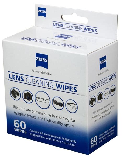 Zeiss Pre Moistened Lens Cleaning Wipes X Inches Count Count