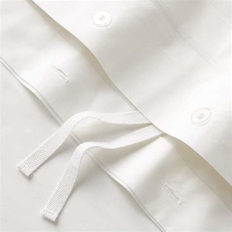 Marisal Organic Cotton Percale 400 Thread Count White Full Queen Duvet