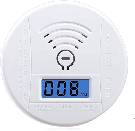 Cayueng Carbon Monoxide Detector Replaceable Battery Operated Carbon Monoxide Alarm Detectors