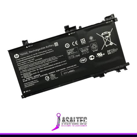 BATERIA ORIGINAL HP TE03XL OMEN 15 AX PAVILION 15 BC SERIES Jasaltec